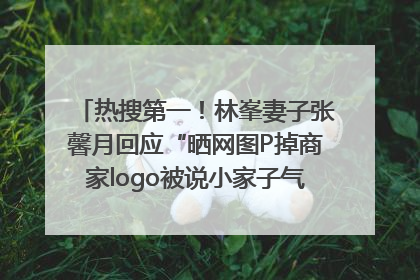 热搜第一！林峯妻子张馨月回应“晒网图P掉商家logo被说小家子气”：没那么多想法，可能有人恶意解读